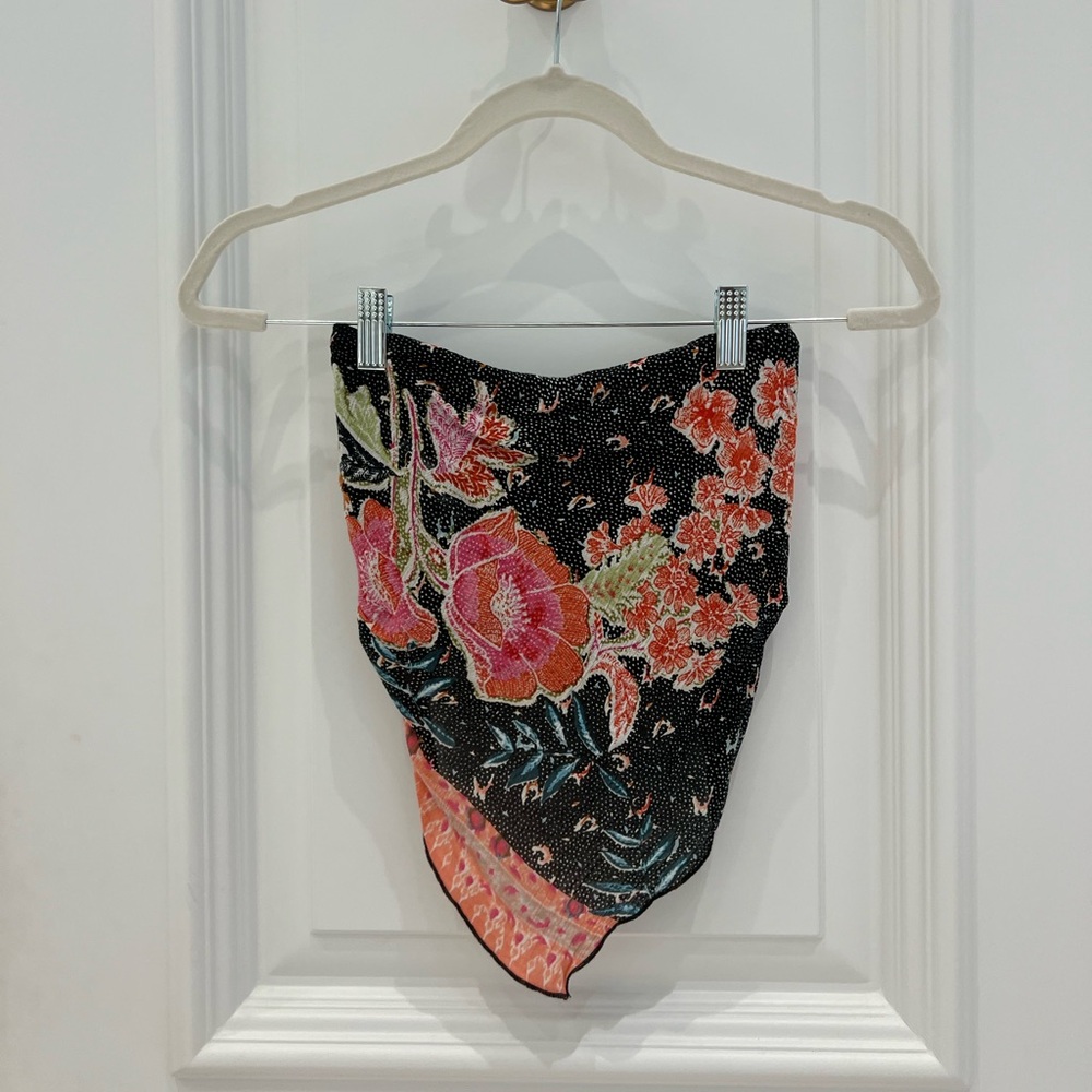 Free People bandana tube top